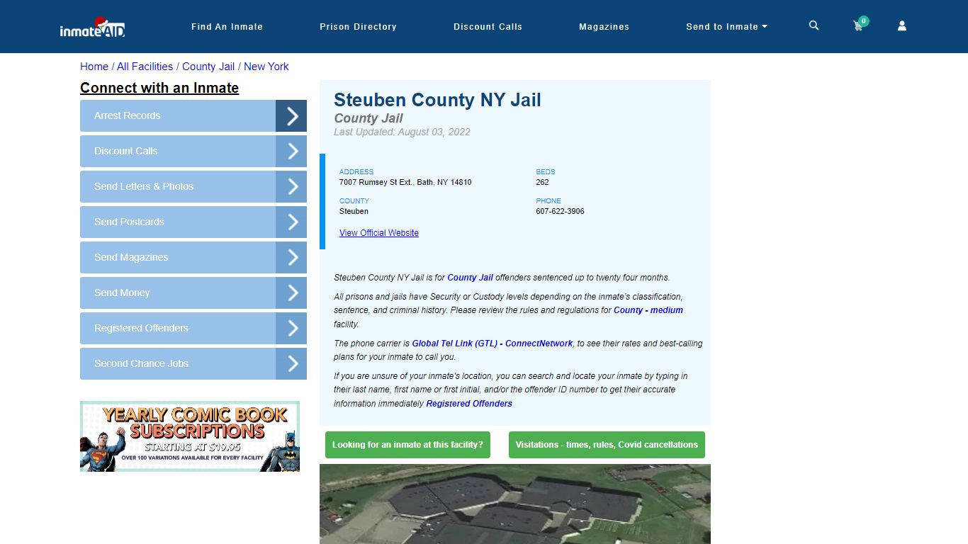 Steuben County NY Jail - Inmate Locator - Bath, NY